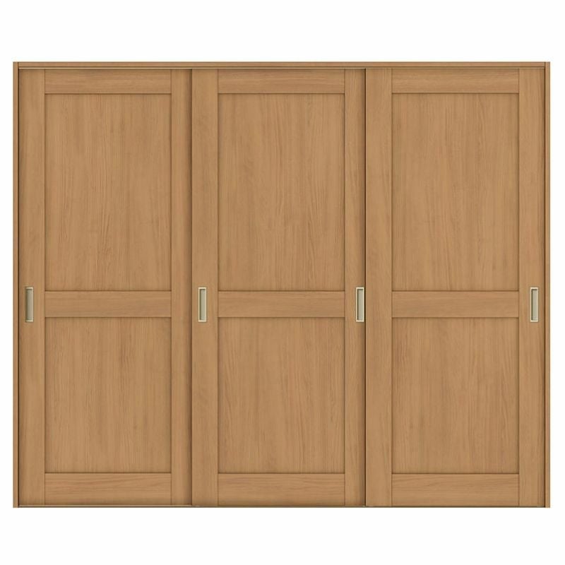 室内引戸 引き違い戸 3枚建 Vレール方式 ラシッサS パネルタイプ LAH ケーシング付枠 2420 W2432×H2023mm リクシル トステム 引違い戸 ドア 引き戸 LIXIL/TOSTEM リビング建材 室内建具 戸 扉 ドア リフォーム DIY