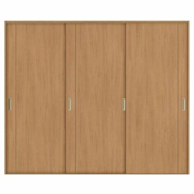 室内引戸 引き違い戸 3枚建 Vレール方式 ラシッサS パネルタイプ LAC ケーシング付枠 2420 W2432×H2023mm リクシル トステム 引違い戸 ドア 引き戸 LIXIL/TOSTEM リビング建材 室内建具 戸 扉 ドア リフォーム DIY