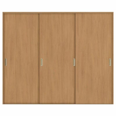 室内引戸 引き違い戸 3枚建 Vレール方式 ラシッサS パネルタイプ LAA ケーシング付枠 2420 W2432×H2023mm リクシル トステム 引違い戸 ドア 引き戸 LIXIL/TOSTEM リビング建材 室内建具 戸 扉 ドア リフォーム DIY