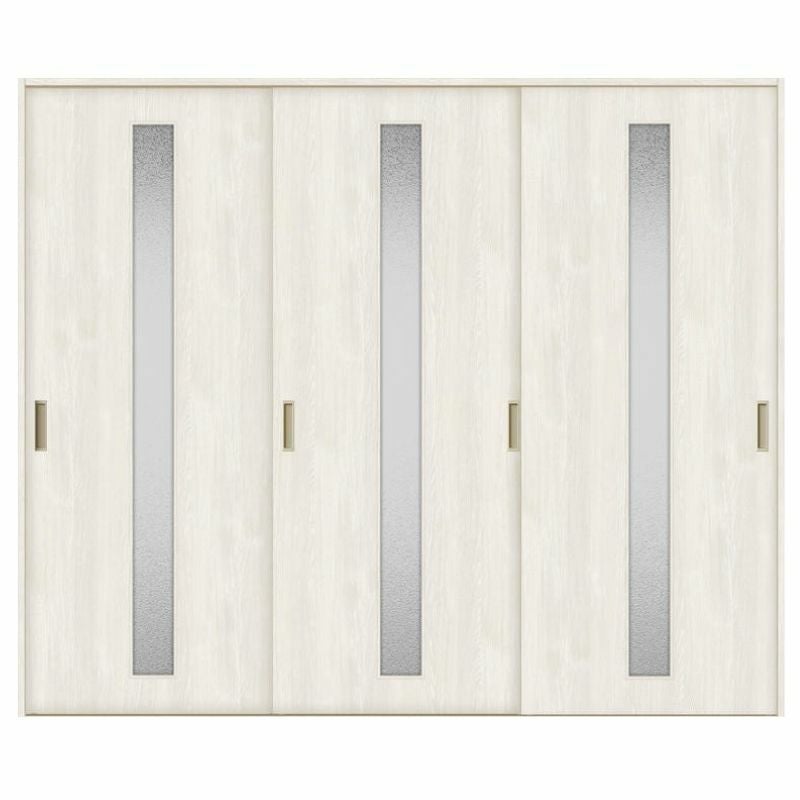 室内引戸 引き違い戸 3枚建 Vレール方式 ラシッサS ガラスタイプ LGA ノンケーシング枠 2420 W2432×H2023mm リクシル トステム 引違い戸 ドア 引き戸 LIXIL/TOSTEM リビング建材 室内建具 戸 扉 ドア リフォーム DIY