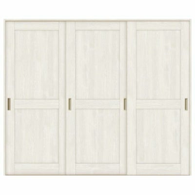 室内引戸 引き違い戸 3枚建 Vレール方式 ラシッサS パネルタイプ LAH ノンケーシング枠 2420 W2432×H2023mm リクシル トステム 引違い戸 ドア 引き戸 LIXIL/TOSTEM リビング建材 室内建具 戸 扉 ドア リフォーム DIY