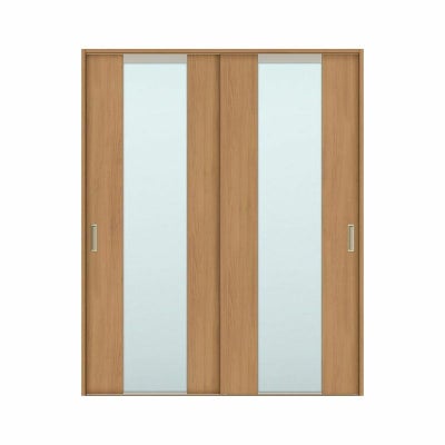 室内引戸 引き違い戸 2枚建 Vレール方式 ラシッサS ガラスタイプ LGN ケーシング付枠 1620/1820 リクシル トステム 引違い戸 ドア 引き戸 LIXIL/TOSTEM リビング建材 室内建具 戸 扉 ドア リフォーム DIY