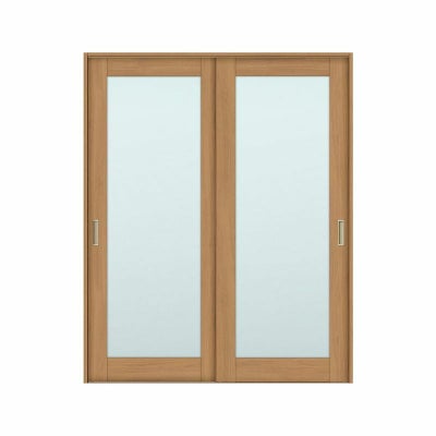 室内引戸 引き違い戸 2枚建 Vレール方式 ラシッサS ガラスタイプ LGK ケーシング付枠 1620/1820 リクシル トステム 引違い戸 ドア 引き戸 LIXIL/TOSTEM リビング建材 室内建具 戸 扉 ドア リフォーム DIY