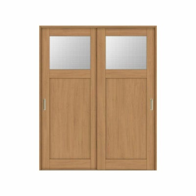 室内引戸 引き違い戸 2枚建 Vレール方式 ラシッサS ガラスタイプ LGJ ケーシング付枠 1620/1820 リクシル トステム 引違い戸 ドア 引き戸 LIXIL/TOSTEM リビング建材 室内建具 戸 扉 ドア リフォーム DIY