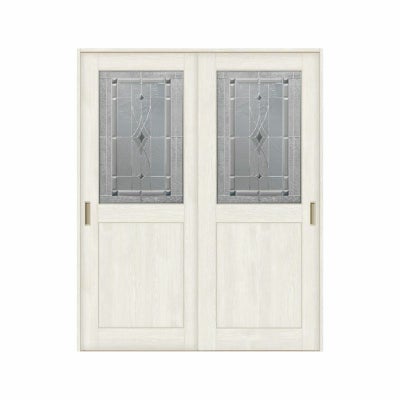 室内引戸 引き違い戸 2枚建 Vレール方式 ラシッサS クラシックタイプ LWB ノンケーシング枠 1620/1820 リクシル トステム 引違い戸 ドア 引き戸 LIXIL/TOSTEM リビング建材 室内建具 戸 扉 ドア リフォーム DIY