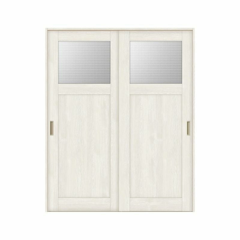 室内引戸 引き違い戸 2枚建 Vレール方式 ラシッサS ガラスタイプ LGJ ノンケーシング枠 1620/1820 リクシル トステム 引違い戸 ドア 引き戸 LIXIL/TOSTEM リビング建材 室内建具 戸 扉 ドア リフォーム DIY