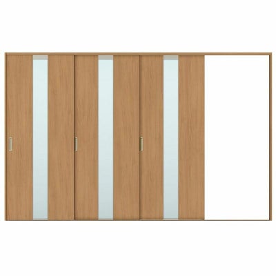 室内引戸 片引き戸 3枚建 Vレール方式 ラシッサS ガラスタイプ LGM ケーシング付枠 3220 W3220×H2023mm リクシル トステム 片引戸 ドア リフォーム LIXIL/TOSTEM リビング建材 室内建具 戸 扉 ドア リフォーム DIY