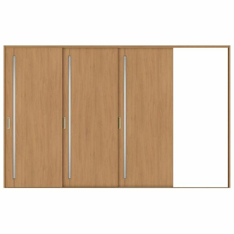 室内引戸 片引き戸 3枚建 Vレール方式 ラシッサS ガラスタイプ LGC ケーシング付枠 3220 W3220×H2023mm リクシル トステム 片引戸 ドア リフォーム LIXIL/TOSTEM リビング建材 室内建具 戸 扉 ドア リフォーム DIY