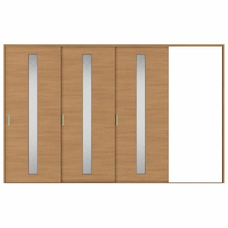 室内引戸 片引き戸 3枚建 Vレール方式 ラシッサS ガラスタイプ LGB ケーシング付枠 3220 W3220×H2023mm リクシル トステム 片引戸 ドア リフォーム LIXIL/TOSTEM リビング建材 室内建具 戸 扉 ドア リフォーム DIY