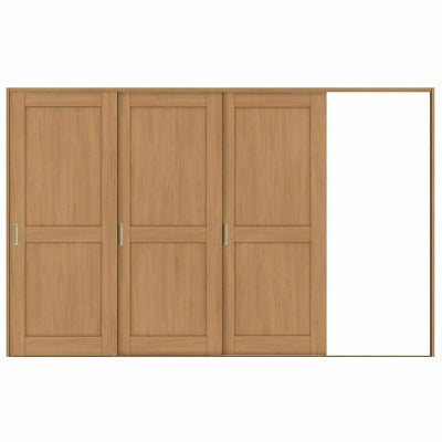 室内引戸 片引き戸 3枚建 Vレール方式 ラシッサS パネルタイプ LAH ケーシング付枠 3220 W3220×H2023mm リクシル トステム 片引戸 ドア リフォーム LIXIL/TOSTEM リビング建材 室内建具 戸 扉 ドア リフォーム DIY