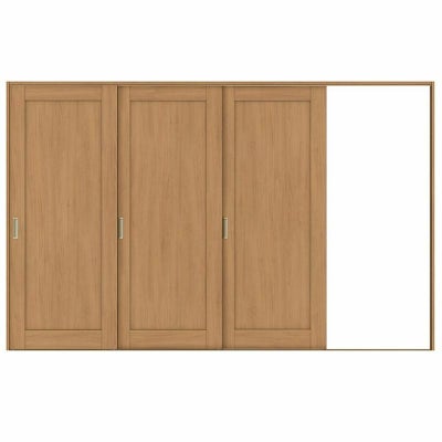 室内引戸 片引き戸 3枚建 Vレール方式 ラシッサS パネルタイプ LAG ケーシング付枠 3220 W3220×H2023mm リクシル トステム 片引戸 ドア リフォーム LIXIL/TOSTEM リビング建材 室内建具 戸 扉 ドア リフォーム DIY