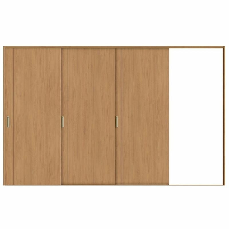 室内引戸 片引き戸 3枚建 Vレール方式 ラシッサS パネルタイプ LAC ケーシング付枠 3220 W3220×H2023mm リクシル トステム 片引戸 ドア リフォーム LIXIL/TOSTEM リビング建材 室内建具 戸 扉 ドア リフォーム DIY