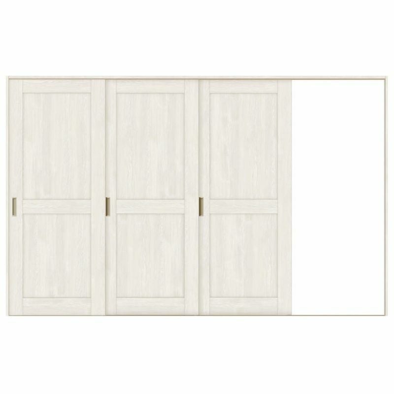 室内引戸 片引き戸 3枚建 Vレール方式 ラシッサS パネルタイプ LAH ノンケーシング枠 3220 W3220×H2023mm リクシル トステム 片引戸 ドア リフォーム LIXIL/TOSTEM リビング建材 室内建具 戸 扉 ドア リフォーム DIY