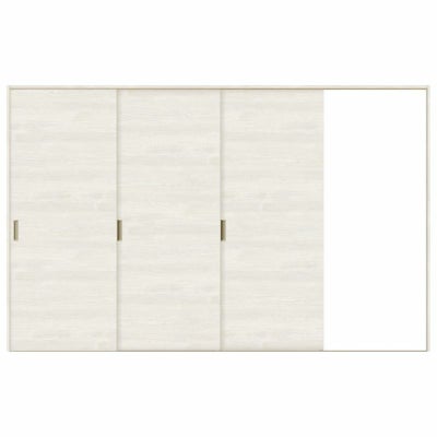 室内引戸 片引き戸 3枚建 Vレール方式 ラシッサS パネルタイプ LAB ノンケーシング枠 3220 W3220×H2023mm リクシル トステム 片引戸 ドア リフォーム LIXIL/TOSTEM リビング建材 室内建具 戸 扉 ドア リフォーム DIY