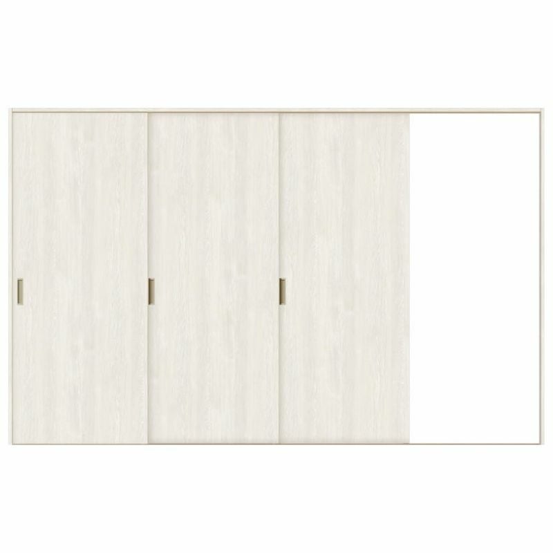 室内引戸 片引き戸 3枚建 Vレール方式 ラシッサS パネルタイプ LAA ノンケーシング枠 3220 W3220×H2023mm リクシル トステム 片引戸 ドア リフォーム LIXIL/TOSTEM リビング建材 室内建具 戸 扉 ドア リフォーム DIY