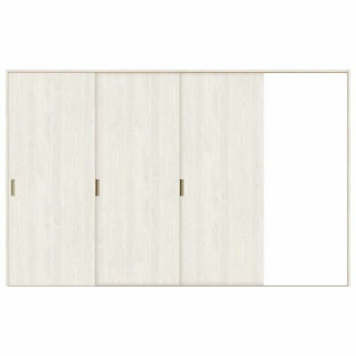 室内引戸 片引き戸 3枚建 Vレール方式 ラシッサS パネルタイプ LAA ノンケーシング枠 3220 W3220×H2023mm リクシル トステム 片引戸 ドア リフォーム LIXIL/TOSTEM リビング建材 室内建具 戸 扉 ドア リフォーム DIY