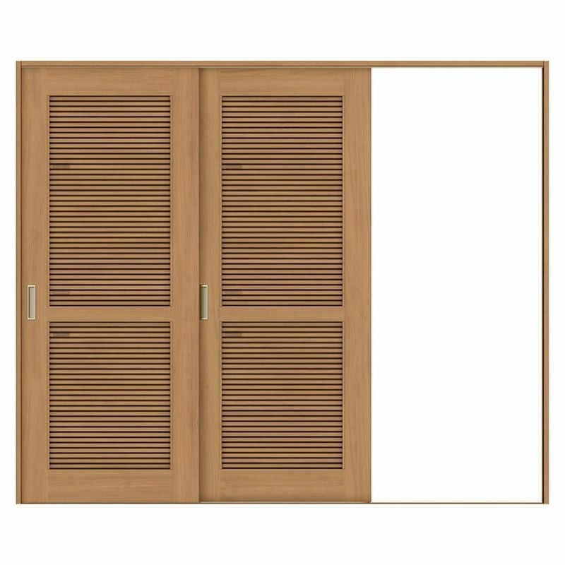 採風 室内引戸 片引き戸 2枚建 Vレール方式 ラシッサS 通風タイプ LTA ケーシング付枠 2420 W2432×H2023mm リクシル トステム 片引戸 ドア LIXIL/TOSTEM リビング建材 室内建具 戸 扉 ドア リフォーム DIY