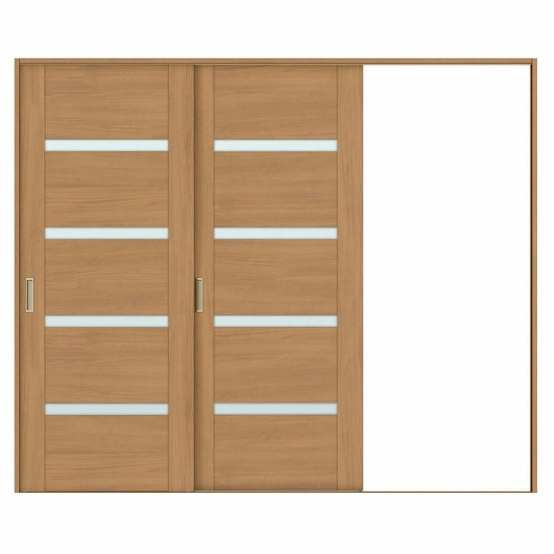 室内引戸 片引き戸 2枚建 Vレール方式 ラシッサS ガラスタイプ LGR ケーシング付枠 2420 W2432×H2023mm リクシル トステム 片引戸 ドア LIXIL/TOSTEM リビング建材 室内建具 戸 扉 ドア リフォーム DIY