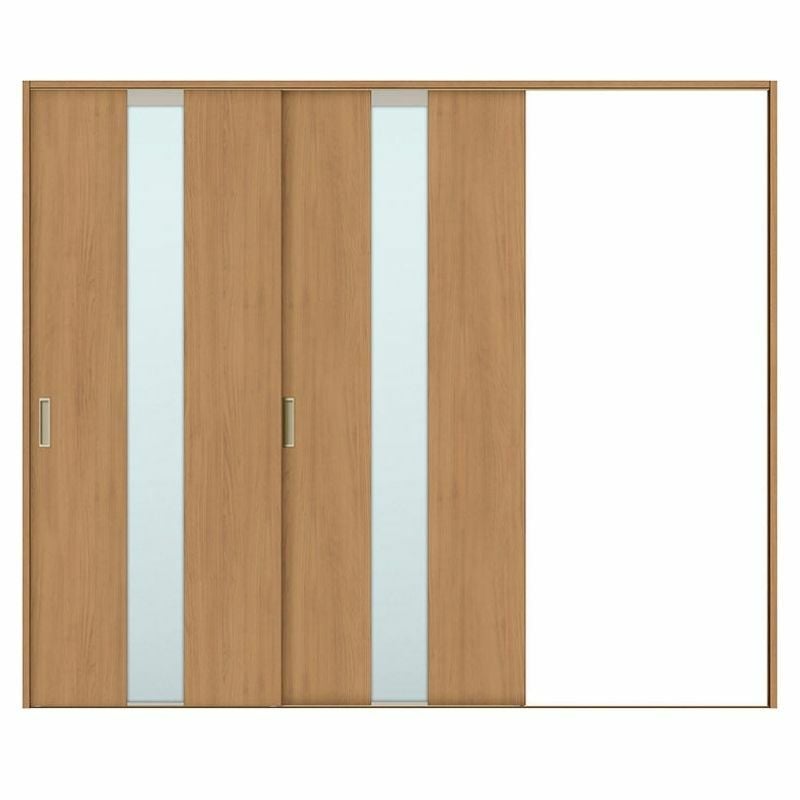 室内引戸 片引き戸 2枚建 Vレール方式 ラシッサS ガラスタイプ LGM ケーシング付枠 2420 W2432×H2023mm リクシル トステム 片引戸 ドア LIXIL/TOSTEM リビング建材 室内建具 戸 扉 ドア リフォーム DIY