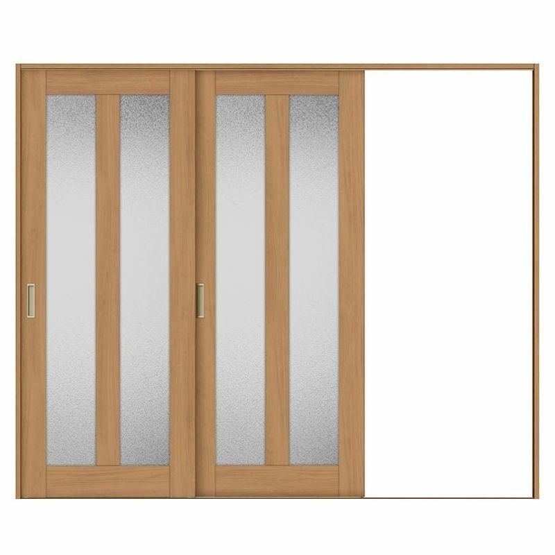 室内引戸 片引き戸 2枚建 Vレール方式 ラシッサS ガラスタイプ LGG ケーシング付枠 2420 W2432×H2023mm リクシル トステム 片引戸 ドア LIXIL/TOSTEM リビング建材 室内建具 戸 扉 ドア リフォーム DIY