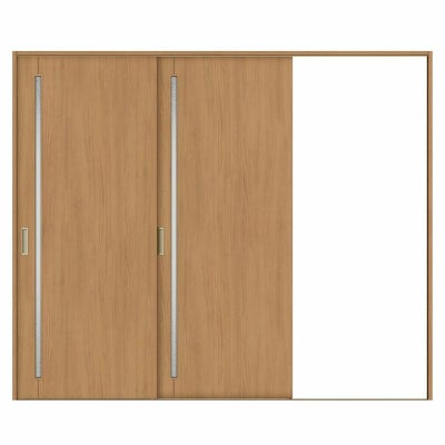 室内引戸 片引き戸 2枚建 Vレール方式 ラシッサS ガラスタイプ LGC ケーシング付枠 2420 W2432×H2023mm リクシル トステム 片引戸 ドア LIXIL/TOSTEM リビング建材 室内建具 戸 扉 ドア リフォーム DIY