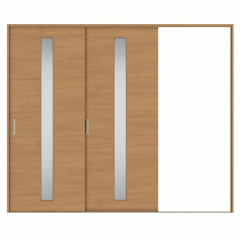 室内引戸 片引き戸 2枚建 Vレール方式 ラシッサS ガラスタイプ LGB ケーシング付枠 2420 W2432×H2023mm リクシル トステム 片引戸 ドア LIXIL/TOSTEM リビング建材 室内建具 戸 扉 ドア リフォーム DIY