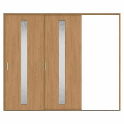 室内引戸 片引き戸 2枚建 Vレール方式 ラシッサS ガラスタイプ LGA ケーシング付枠 2420 W2432×H2023mm リクシル トステム 片引戸 ドア LIXIL/TOSTEM リビング建材 室内建具 戸 扉 ドア リフォーム DIY