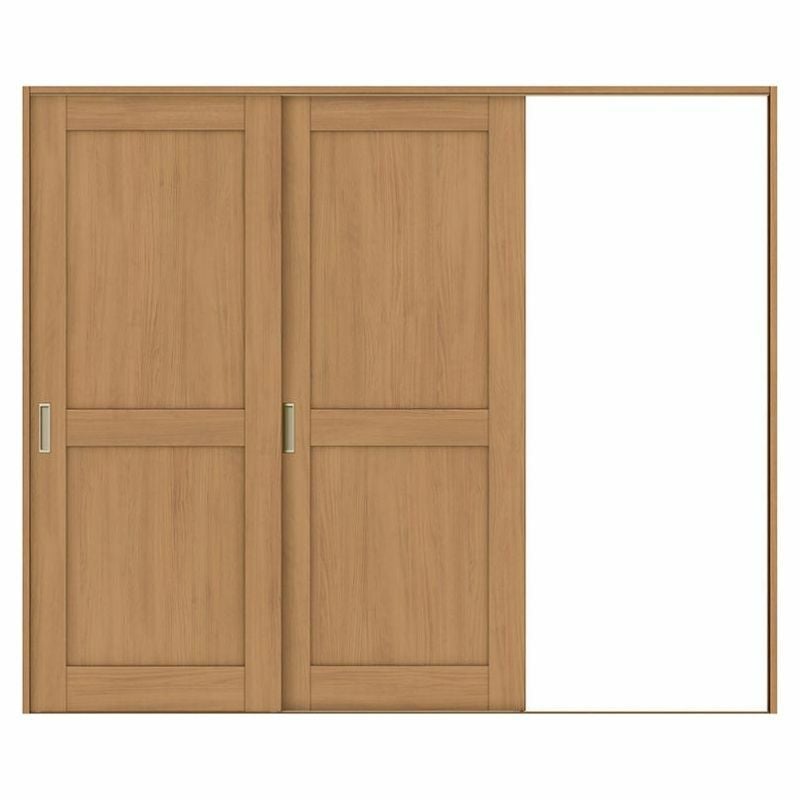 室内引戸 片引き戸 2枚建 Vレール方式 ラシッサS パネルタイプ LAH ケーシング付枠 2420 W2432×H2023mm リクシル トステム 片引戸 ドア LIXIL/TOSTEM リビング建材 室内建具 戸 扉 ドア リフォーム DIY