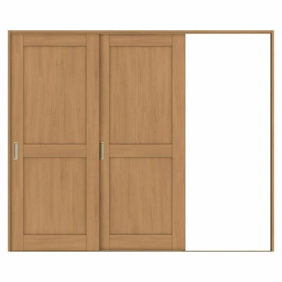 室内引戸 片引き戸 2枚建 Vレール方式 ラシッサS パネルタイプ LAH ケーシング付枠 2420 W2432×H2023mm リクシル トステム 片引戸 ドア LIXIL/TOSTEM リビング建材 室内建具 戸 扉 ドア リフォーム DIY