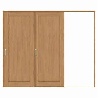 室内引戸 片引き戸 2枚建 Vレール方式 ラシッサS パネルタイプ LAG ケーシング付枠 2420 W2432×H2023mm リクシル トステム 片引戸 ドア LIXIL/TOSTEM リビング建材 室内建具 戸 扉 ドア リフォーム DIY