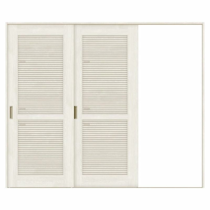 採風 室内引戸 片引き戸 2枚建 Vレール方式 ラシッサS 通風タイプ LTA ノンケーシング枠 2420 W2432×H2023mm リクシル トステム 片引戸 ドア LIXIL/TOSTEM リビング建材 室内建具 戸 扉 ドア リフォーム DIY