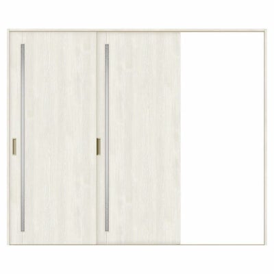 室内引戸 片引き戸 2枚建 Vレール方式 ラシッサS ガラスタイプ LGC ノンケーシング枠 2420 W2432×H2023mm リクシル トステム 片引戸 ドア LIXIL/TOSTEM リビング建材 室内建具 戸 扉 ドア リフォーム DIY