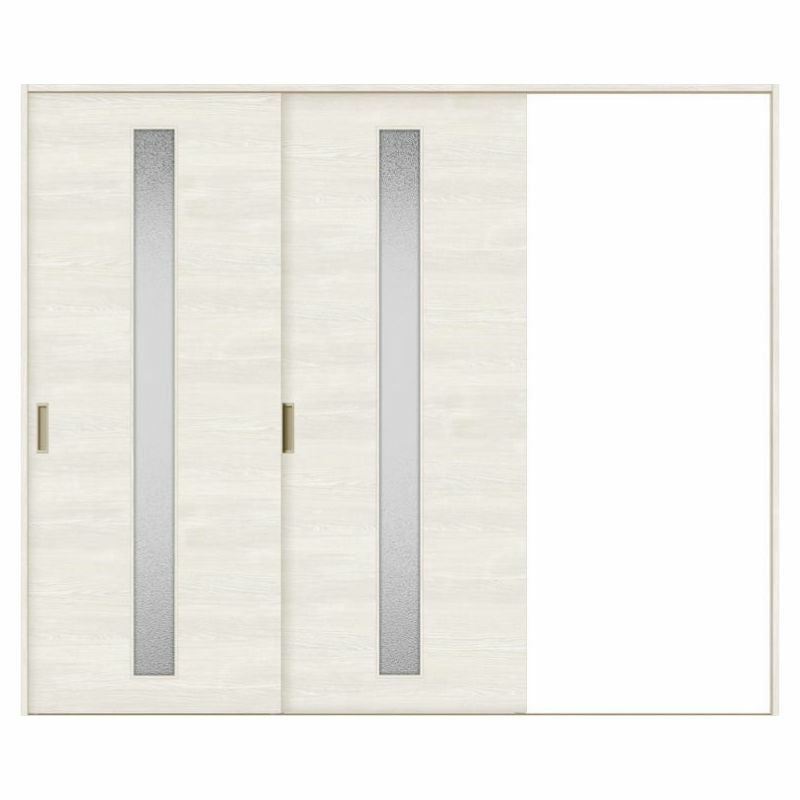 室内引戸 片引き戸 2枚建 Vレール方式 ラシッサS ガラスタイプ LGB ノンケーシング枠 2420 W2432×H2023mm リクシル トステム 片引戸 ドア LIXIL/TOSTEM リビング建材 室内建具 戸 扉 ドア リフォーム DIY