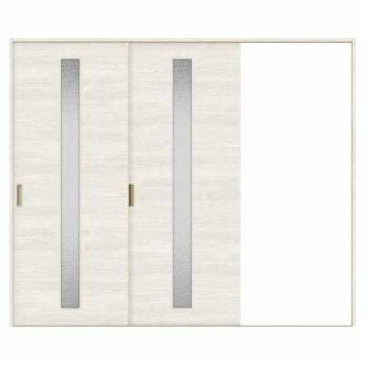室内引戸 片引き戸 2枚建 Vレール方式 ラシッサS ガラスタイプ LGB ノンケーシング枠 2420 W2432×H2023mm リクシル トステム 片引戸 ドア LIXIL/TOSTEM リビング建材 室内建具 戸 扉 ドア リフォーム DIY