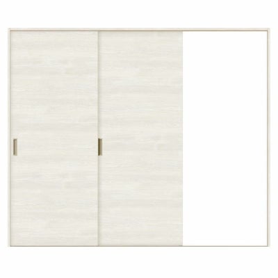 室内引戸 片引き戸 2枚建 Vレール方式 ラシッサS パネルタイプ LAB ノンケーシング枠 2420 W2432×H2023mm リクシル トステム 片引戸 ドア LIXIL/TOSTEM リビング建材 室内建具 戸 扉 ドア リフォーム DIY