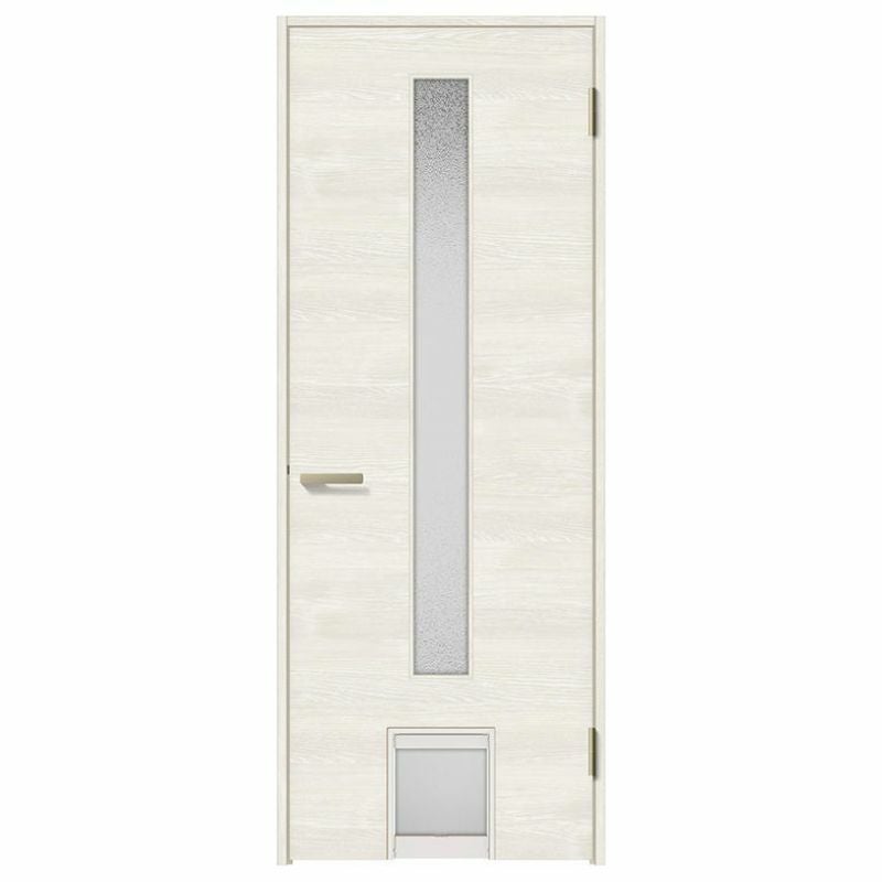 ペットドア付室内ドア ラシッサS LGB ノンケーシング枠 0720 W780×H2023mm ガラス入りドア 錠付き/錠なし リクシル LIXIL 小型/中型 ペットドア付き 屋内 セミオーダー 建具 ドア 木製 おしゃれ 室内ドア 交換 リフォーム DIY 【リフォームおたすけDIY】