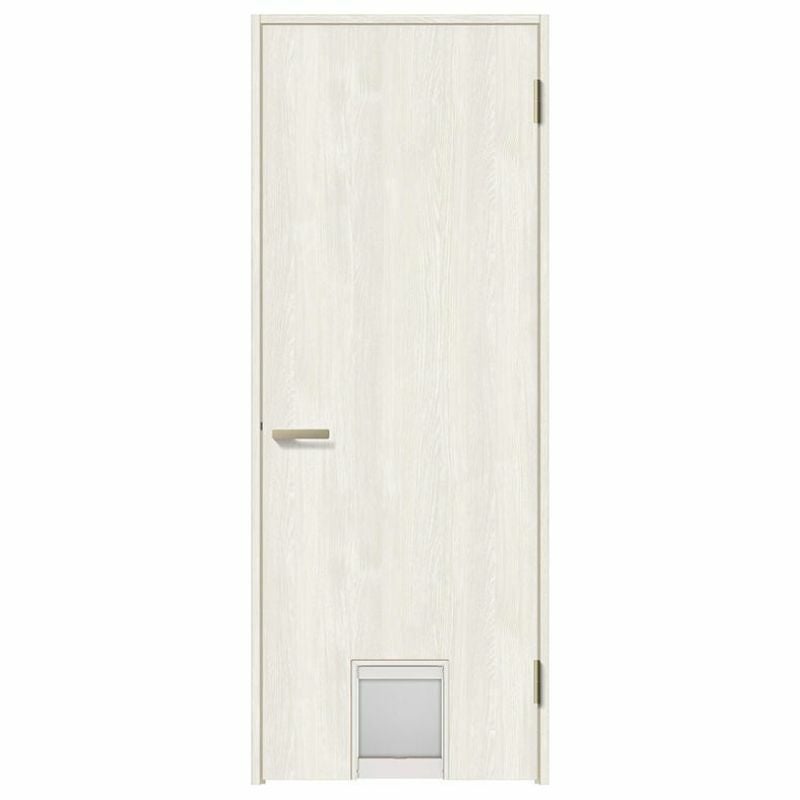 ペットドア付室内ドア ラシッサS LAA ノンケーシング枠 0720 W780×H2023mm パネルドア 錠付き/錠なし リクシル LIXIL 小型/中型 ペットドア付き 屋内 セミオーダー 建具 ドア 木製 おしゃれ 室内ドア 交換 リフォーム DIY 【リフォームおたすけDIY】