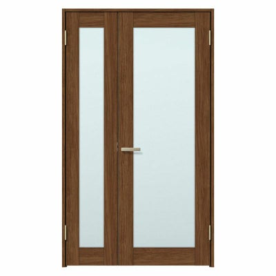 室内ドア 親子ドア ラシッサS LGK ケーシング付枠 1220 W1188×H2023mm ガラス入りドア 錠付き/錠なし リクシル LIXIL 屋内 セミオーダー 建具 ドア 木製 おしゃれ 室内ドア 交換 リフォーム DIY 【リフォームおたすけDIY】