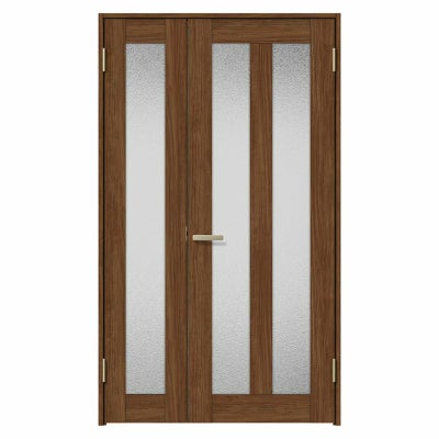 室内ドア 親子ドア ラシッサS LGG ケーシング付枠 1220 W1188×H2023mm ガラス入りドア 錠付き/錠なし リクシル LIXIL 屋内 セミオーダー 建具 ドア 木製 おしゃれ 室内ドア 交換 リフォーム DIY 【リフォームおたすけDIY】