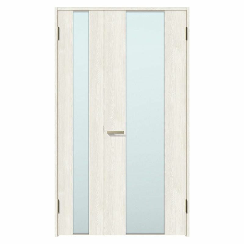 室内ドア 親子ドア ラシッサS LGN ノンケーシング枠 1220 W1188×H2023mm ガラス入りドア 錠付き/錠なし リクシル LIXIL 屋内 セミオーダー 建具 ドア 木製 おしゃれ 室内ドア 交換 リフォーム DIY 【リフォームおたすけDIY】