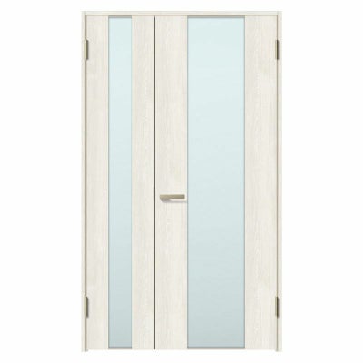 室内ドア 親子ドア ラシッサS LGN ノンケーシング枠 1220 W1188×H2023mm ガラス入りドア 錠付き/錠なし リクシル LIXIL 屋内 セミオーダー 建具 ドア 木製 おしゃれ 室内ドア 交換 リフォーム DIY 【リフォームおたすけDIY】