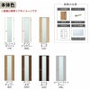 室内ドア 親子ドア ラシッサS LGN ノンケーシング枠 1220 W1188×H2023mm ガラス入りドア 錠付き/錠なし リクシル LIXIL 屋内 セミオーダー 建具 ドア 木製 おしゃれ 室内ドア 交換 リフォーム DIY 【リフォームおたすけDIY】 6枚目