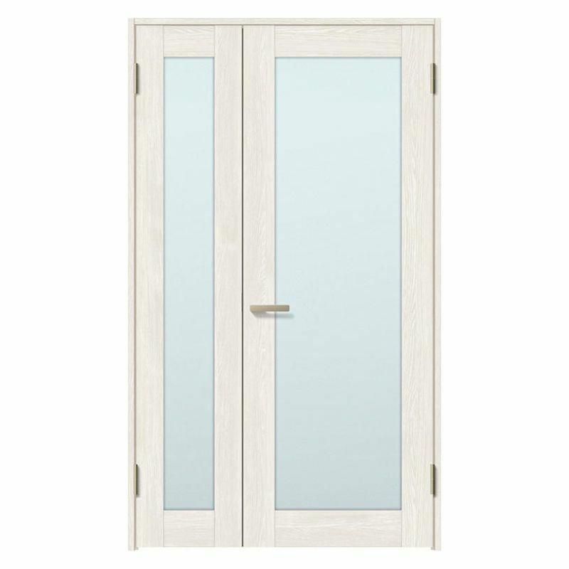 室内ドア 親子ドア ラシッサS LGK ノンケーシング枠 1220 W1188×H2023mm ガラス入りドア 錠付き/錠なし リクシル LIXIL 屋内 セミオーダー 建具 ドア 木製 おしゃれ 室内ドア 交換 リフォーム DIY 【リフォームおたすけDIY】