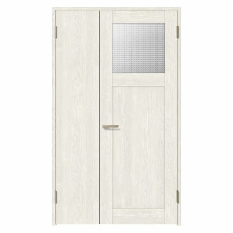 室内ドア 親子ドア ラシッサS LGJ ノンケーシング枠 1220 W1188×H2023mm ガラス入りドア 錠付き/錠なし リクシル LIXIL 屋内 セミオーダー 建具 ドア 木製 おしゃれ 室内ドア 交換 リフォーム DIY 【リフォームおたすけDIY】