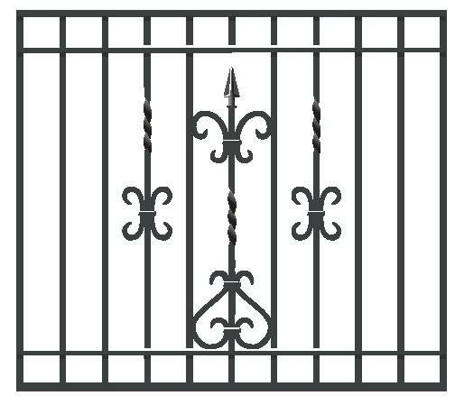 鋳物面格子 ブリティッシュ型 07407 W1010×H896mm 壁付 LIXIL/TOSTEM リクシル/トステム 窓サッシ アルミ面格子 デザイン格子 おしゃれ 後付け リフォーム DIY