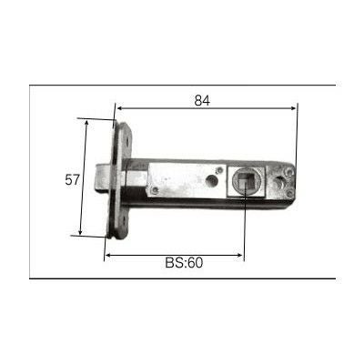 LIXIL/TOSTEM リビング建材用部品 ドア ラッチ・錠：チューブラッチ[FNMZ074] [リクシル][トステム]