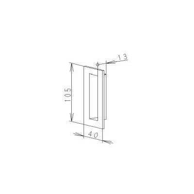 LIXIL/TOSTEM リビング建材用部品 引戸 引手後付ＢＨ：引手[FNMB199]き手] [リクシル][トステム]