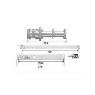 LIXIL/TOSTEM ドア引戸用部品 ドアクローザ 玄関店舗勝手口テラスドア：ドアクローザ[DGBZ905] [リクシル][トステム]