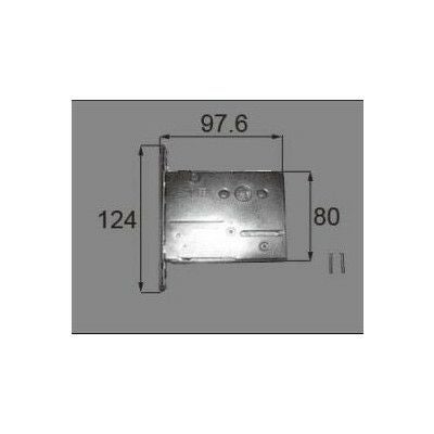 LIXIL/TOSTEM ドア引戸用部品 錠 玄関店舗勝手口テラスドア 箱錠：ガードロック箱錠セット[DFZZ204] [リクシル][トステム] 2枚目