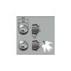 LIXIL/TOSTEM ドア引戸用部品 錠 玄関店舗勝手口テラスドア ロック：シリンダーセットD9シリンダー[DEBZ0022] [リクシル][トステム] 2枚目